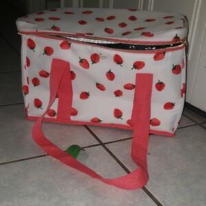 Kate Spade Strawberry Print Cooler